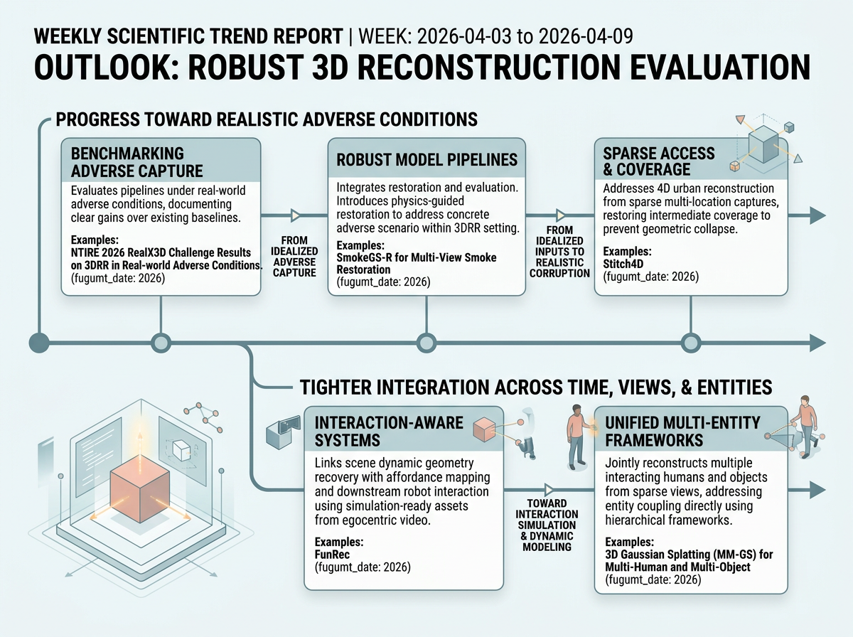 Robust 3D Reconstruction Evaluation outlook infographic