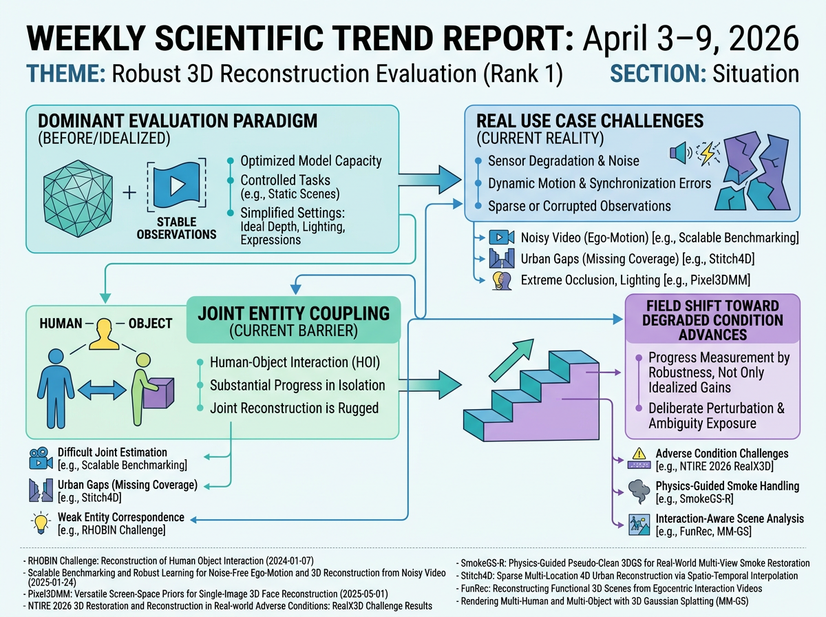 Robust 3D Reconstruction Evaluation situation infographic