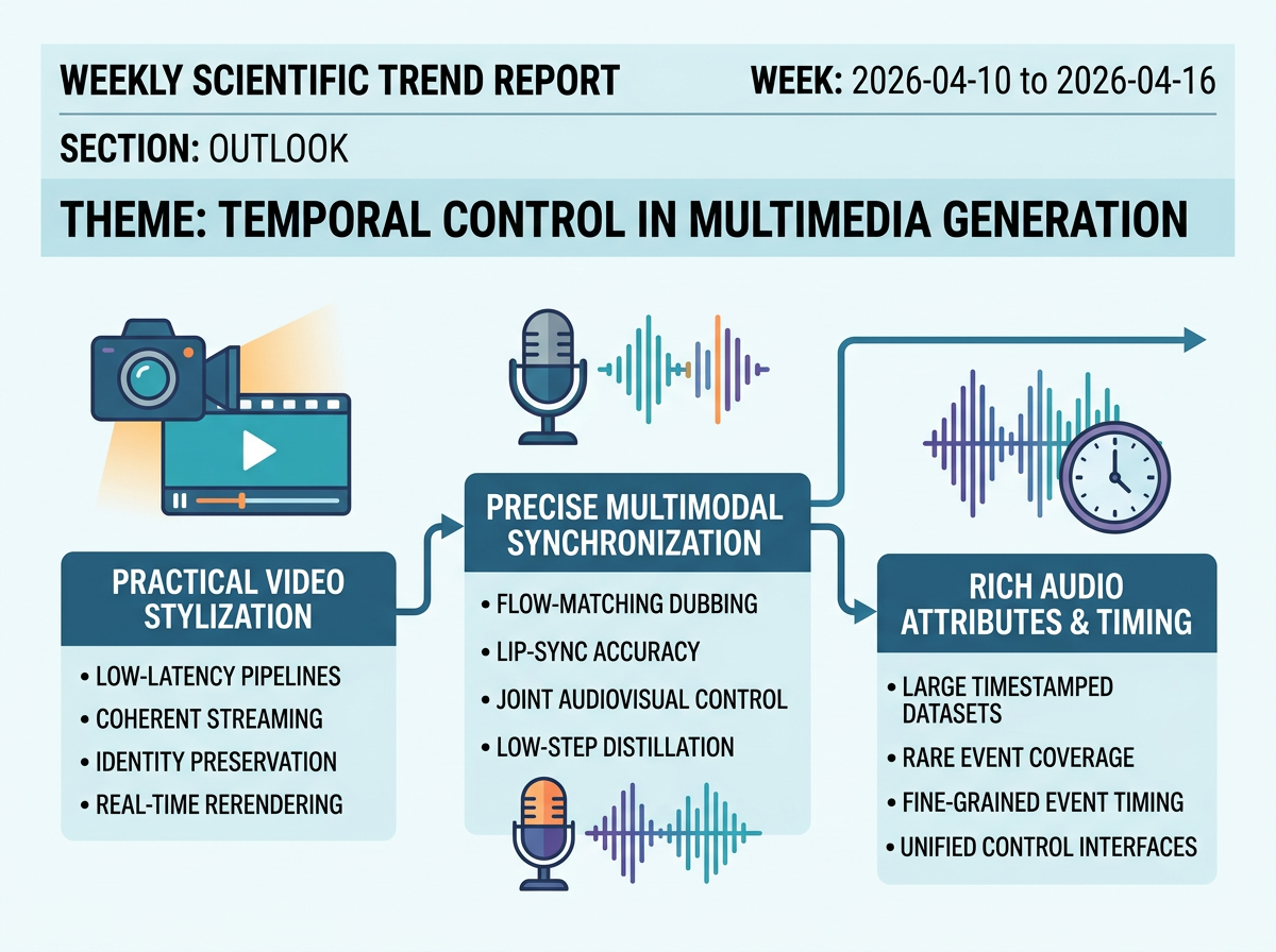 Temporal Control in Multimedia Generation outlook infographic