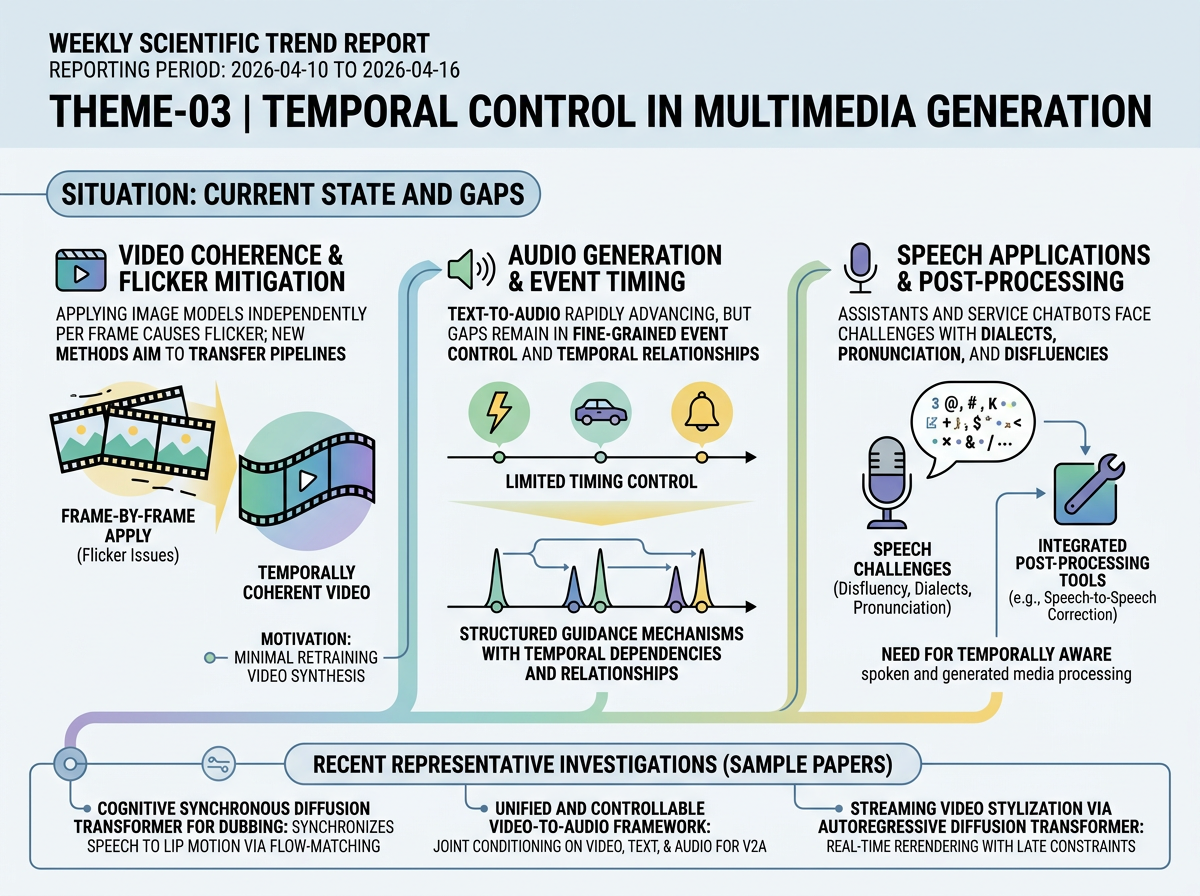 Temporal Control in Multimedia Generation situation infographic