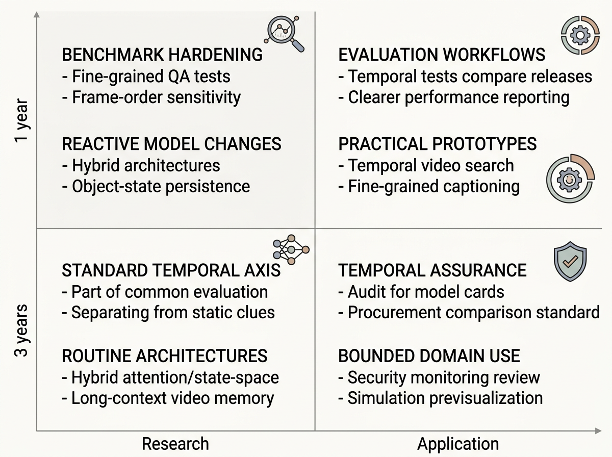 Standard scenario 1-year/3-year research/application infographic