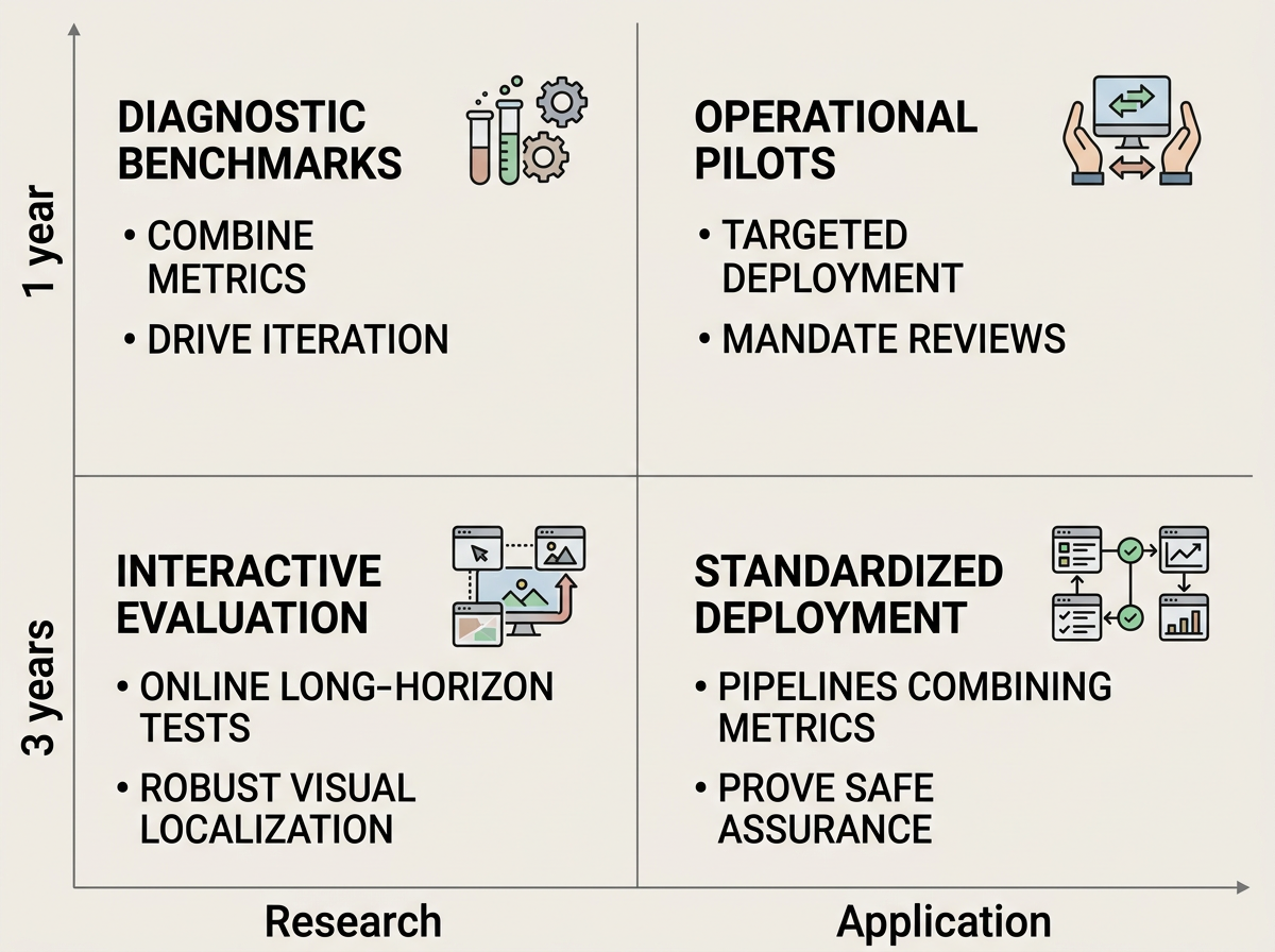 Standard scenario 1-year/3-year research/application infographic