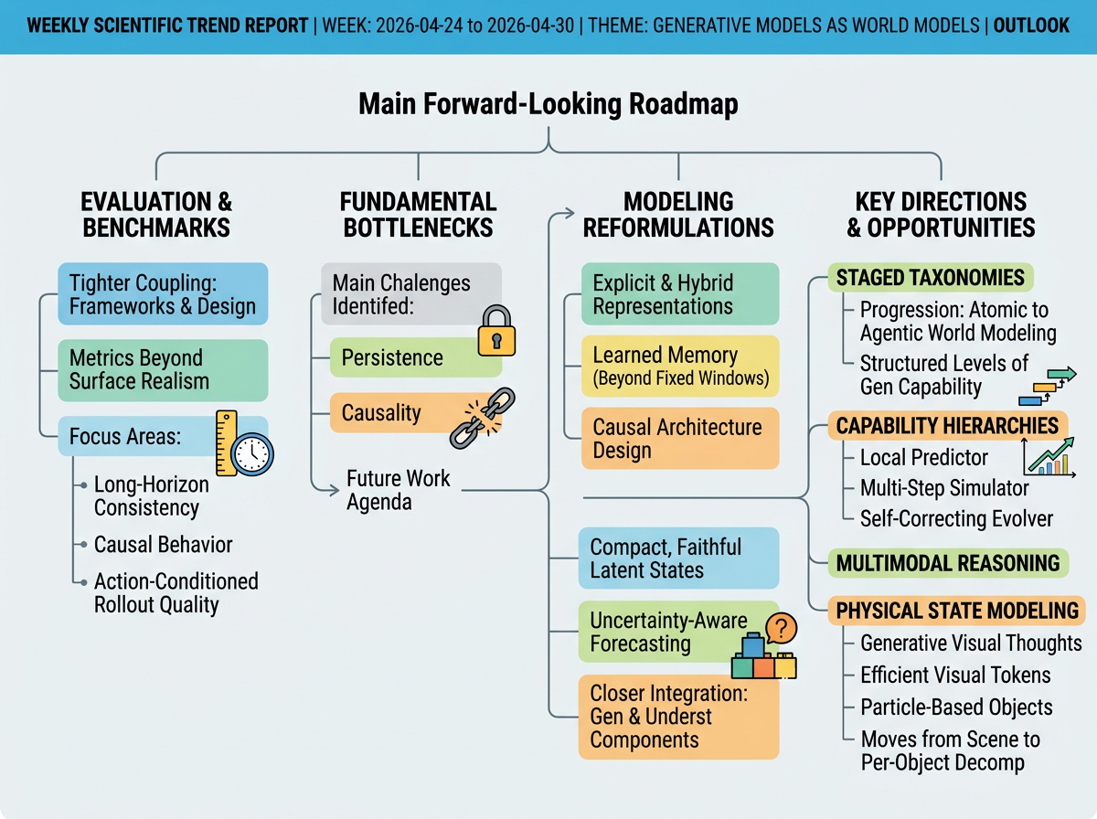 Generative Models as World Models outlook infographic