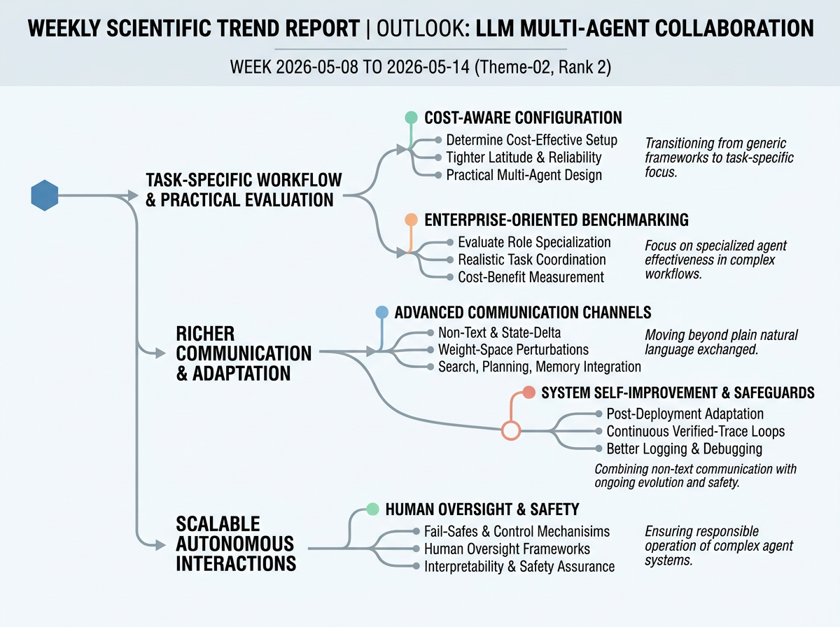 LLM Multi-Agent Collaboration outlook infographic