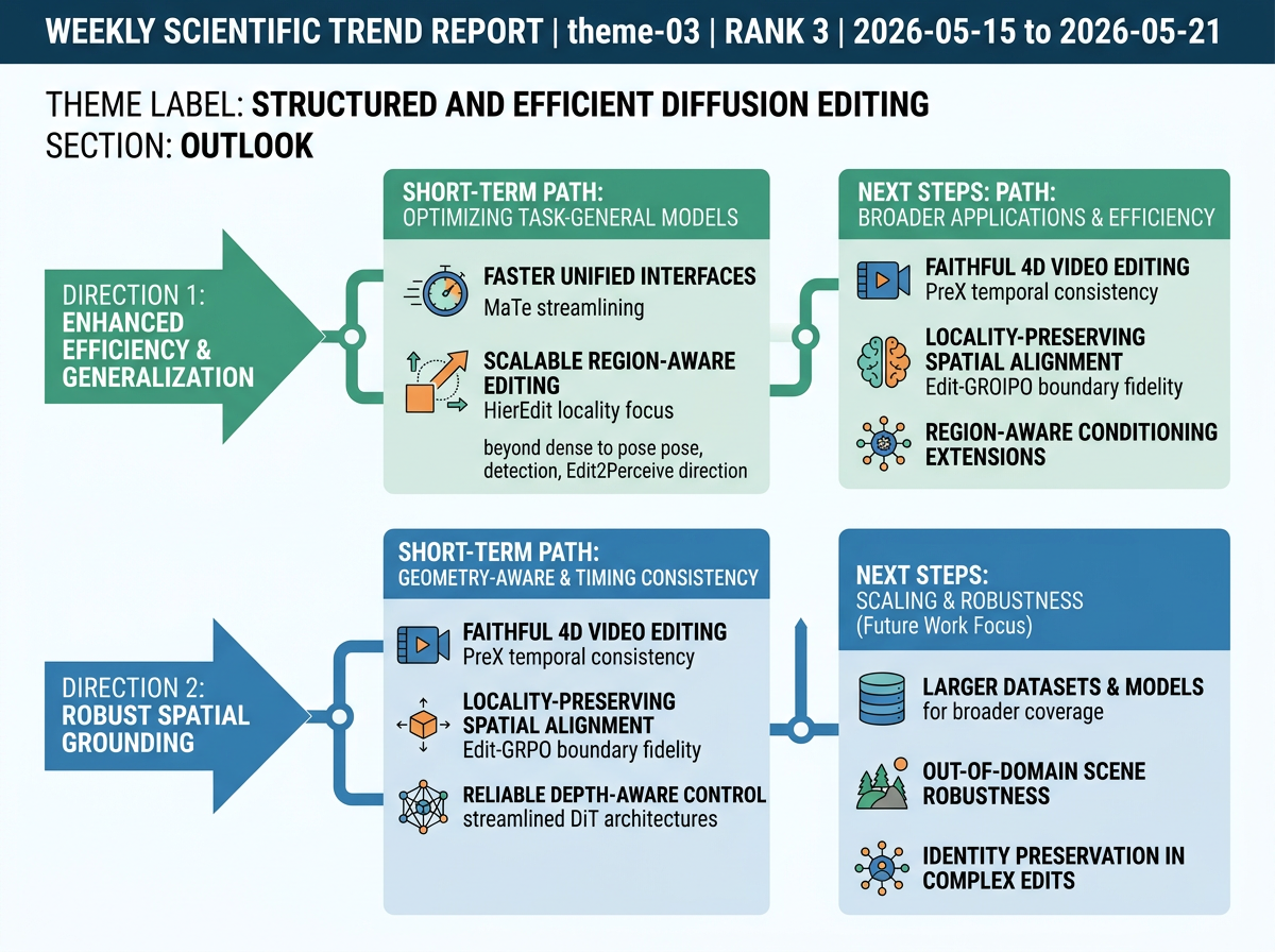 Structured and Efficient Diffusion Editing outlook infographic