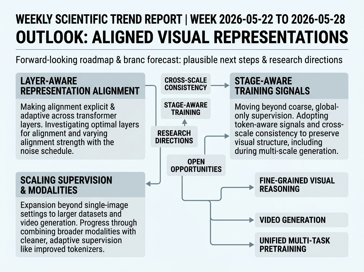 Aligned Visual Representations outlook infographic