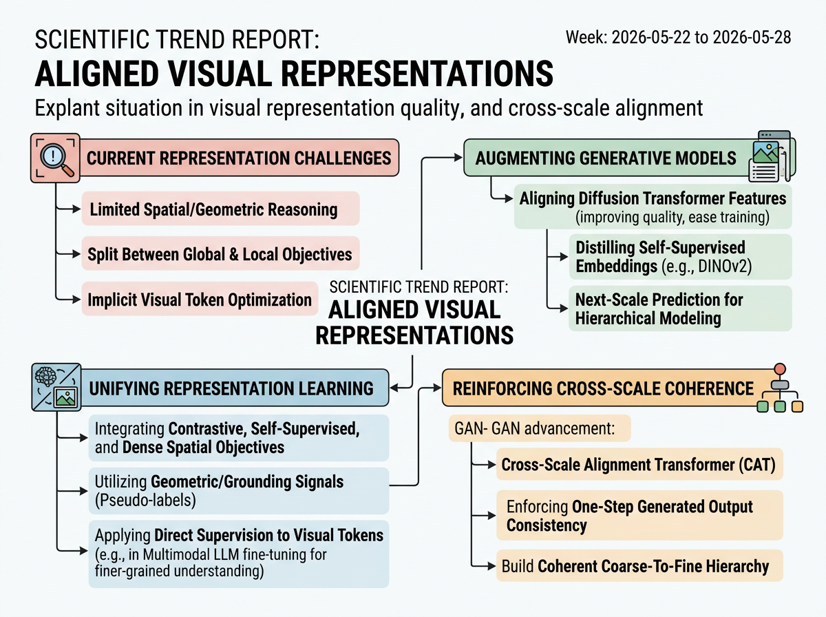 Aligned Visual Representations situation infographic