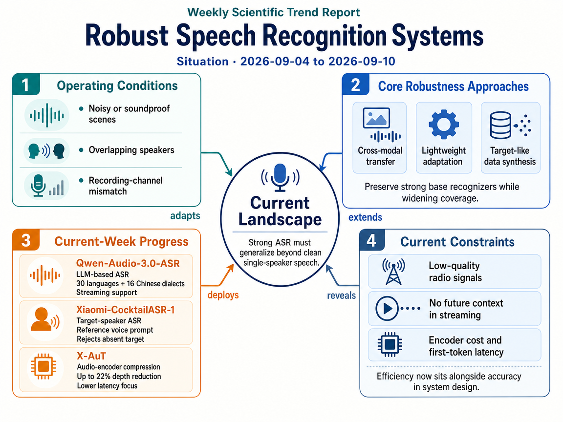 Robust Speech Recognition Systems situation infographic