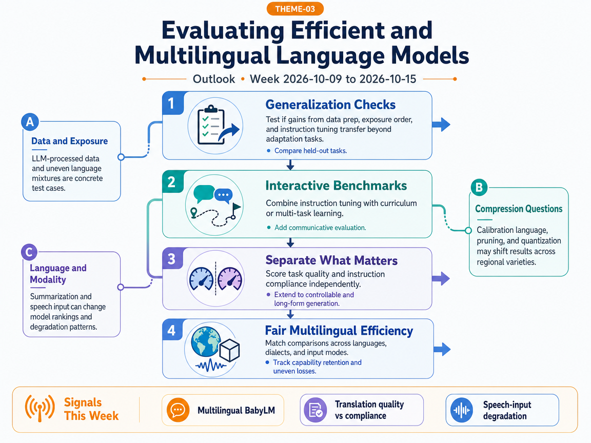Evaluating Efficient and Multilingual Language Models outlook infographic